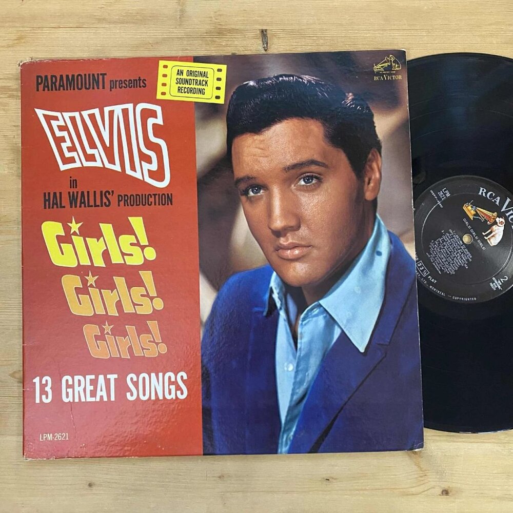 Elvis Presley – Girls! Girls! Girls! 33RPM VG+ AJ37